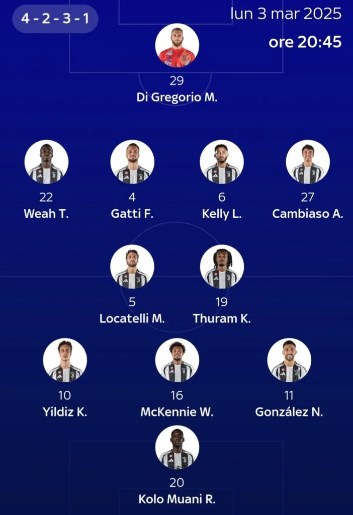 Juventus vs Verona