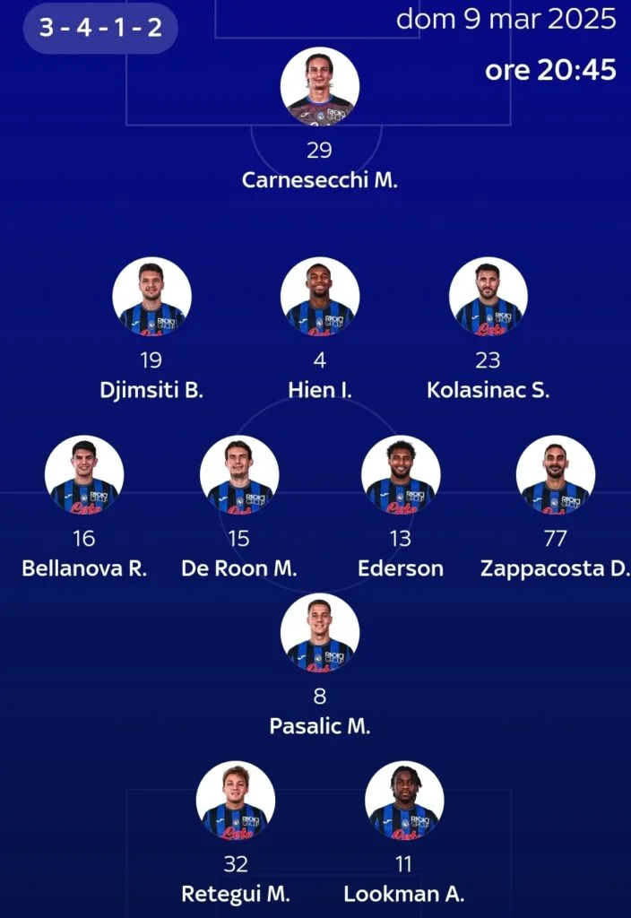 Juventus vs Atalanta