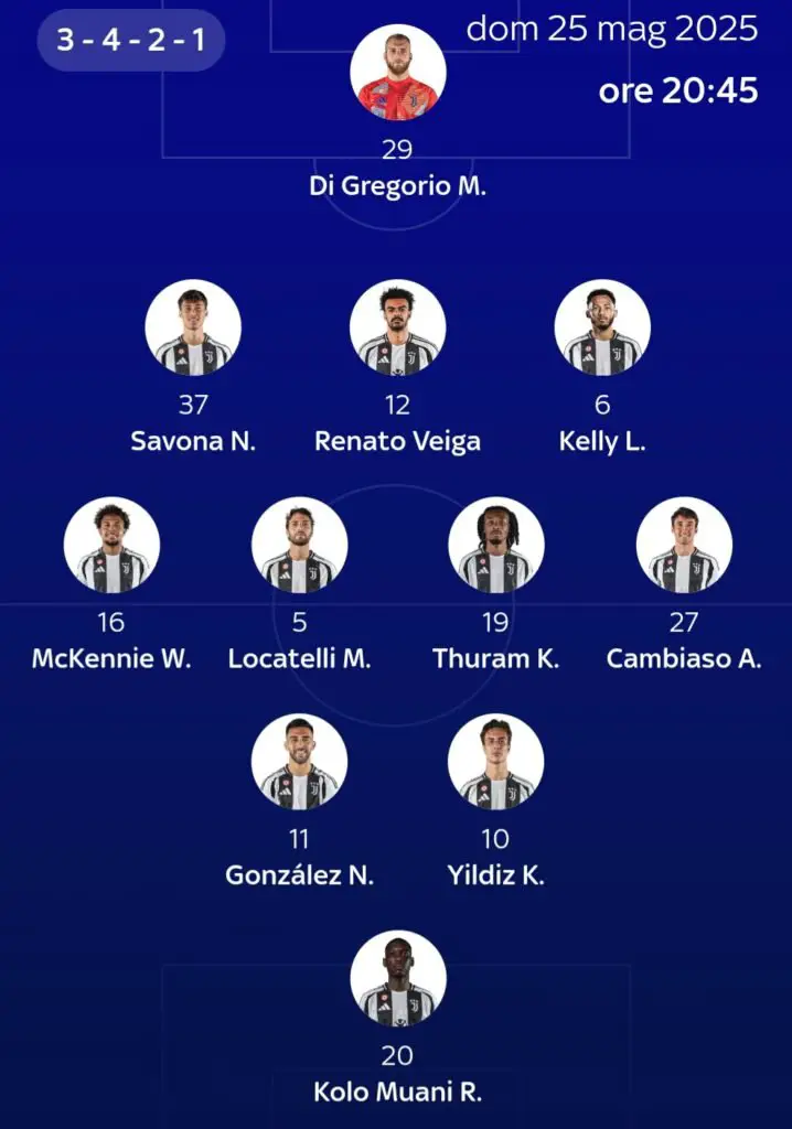Venezia vs Juventus